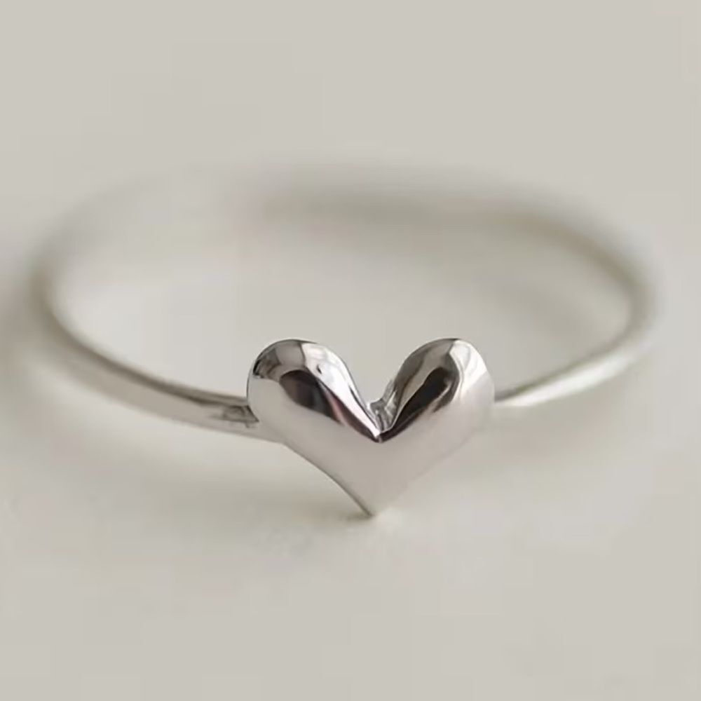 Silver Heart Ring #2358